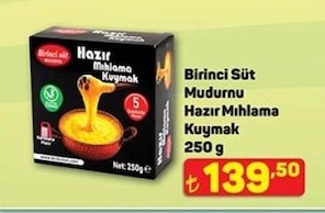 Birinci Süt Mudurnu Hazır Mıhlama Kuymak 250 G