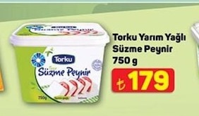 Torku Yarım Yağlı Süzme Peynir 750 G