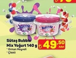 Sütaş Bubble Mix Yoğurt 140 G