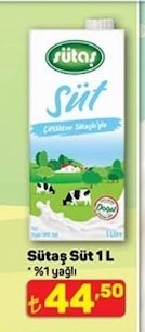 Sütaş Süt 1 L