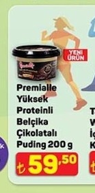 Premialle Yüksek Proteinli Belçika Çikolatalı Puding 200 G