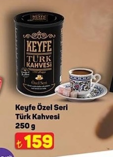Keyfe Özel Seri Türk Kahvesi 250 G