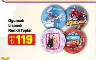 Oyuncak Lisanslı Renkli Toplar
