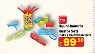 Oyun Hamurlu Kuaför Seti