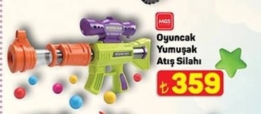 Oyuncak Yumuşak Atış Silahı