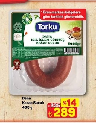 Torku Dana Kasap Sucuk 400 G