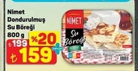 Nimet Dondurulmuş Su Böreği 800G