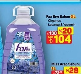 Fax Sıvı Sabun 3L Okyanus