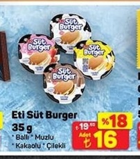 Eti Süt Burger 35G