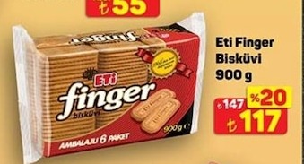 Eti Finger Bisküvi 900G