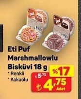 Eti Puf Marshmallowlu Bisküvi 18 G