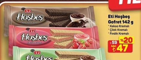 Eti Hoşbeş Gofret 142G