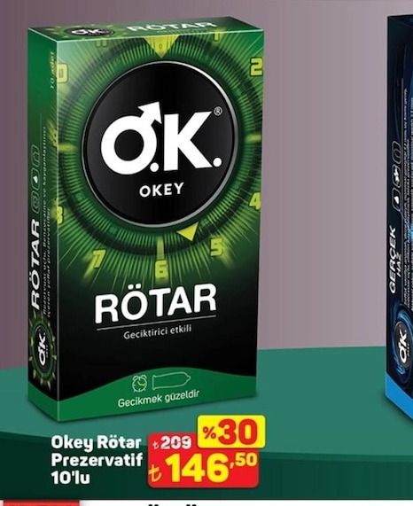 Okey Rötar Prezervatif 10'Lu