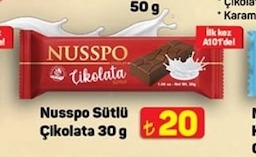 Nusspo Sütlü Çikolata 30 G