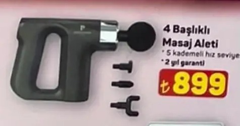 4 Başlıklı Masaj Aleti