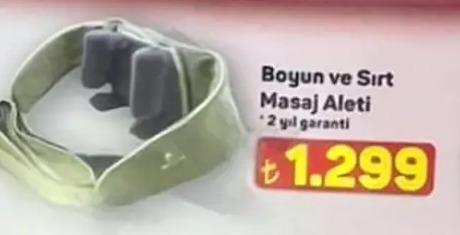 Boyun Ve Sirt Masaj Aleti
