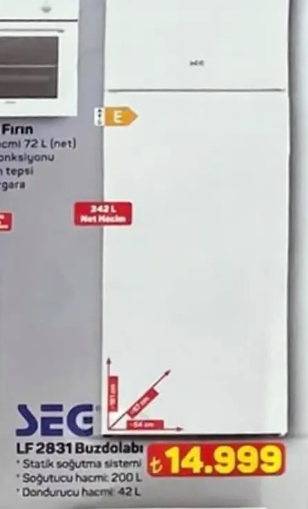 Seg Lf 2831 Buzdolabı