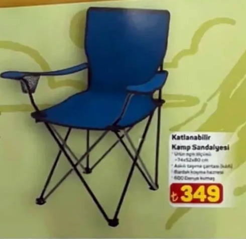 Katlanabilir Kamp Sandalyesi