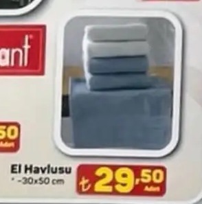 El Havlusu 30X50 Cm