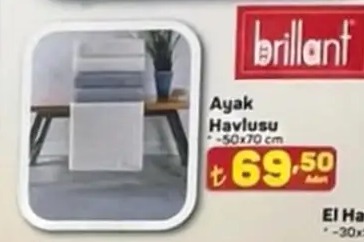 Brillant Ayak Havlusu