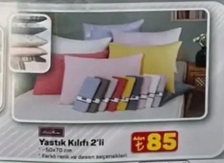 Yastık Kılıfı 2'Li
