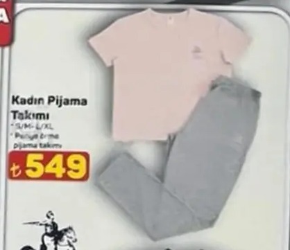 Kadın Pijama Takımı S/M-L/Xl Pamuklu Tüylü Pijama Takımı