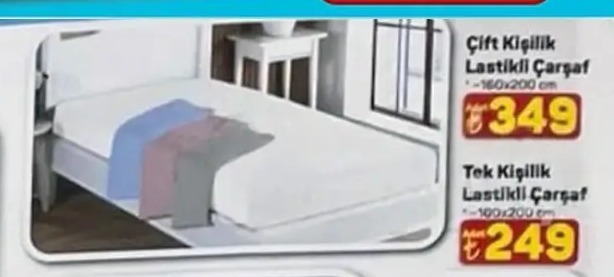 Çift Kişilik Lastikli Çarşaf 160X200 Cm