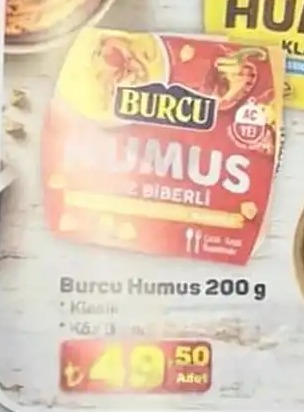 Burcu Humus Acılı Biberli 200G