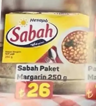 Sabah Paket Margarin 250G