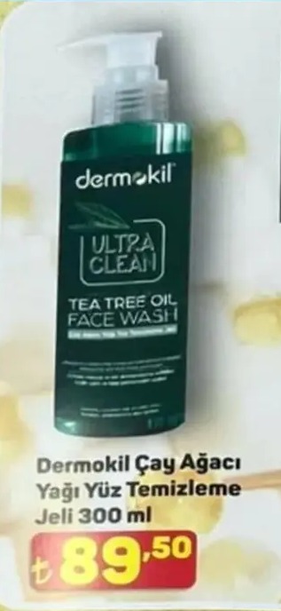 Dermokil Çay Ağacı Yağı Yüz Temizleme Jeli 300 Ml