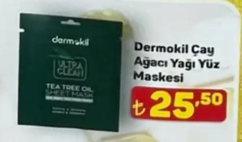 Dermokil Çay Ağacı Yağı Yüz Maskesi