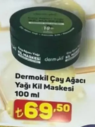 Dermokil Çay Ağacı Yağı Kil Maskesi 100 Ml
