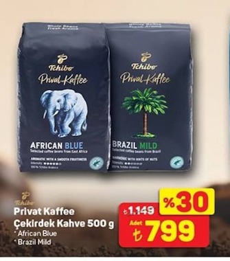 Tchibo Privat Kaffee Çekirdek Kahve 500 G