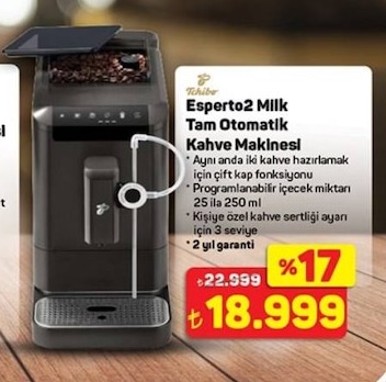 Tchibo Esprerto2 Milk Tam Otomatik Kahve Makinesi