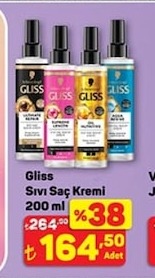 Gliss Sıvı Saç Kremi 200 Ml