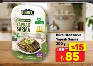 Burcu Konserve Yaprak Sarma 200 G