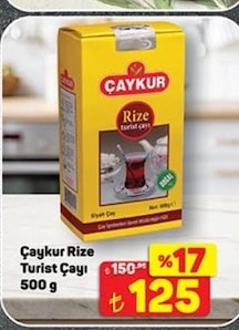 Çaykur Rize Turist Çayı 500G