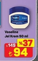 Vaseline Jel Krem 50Ml