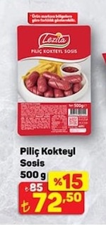 Pilic Kokteyl Sosis 500 G