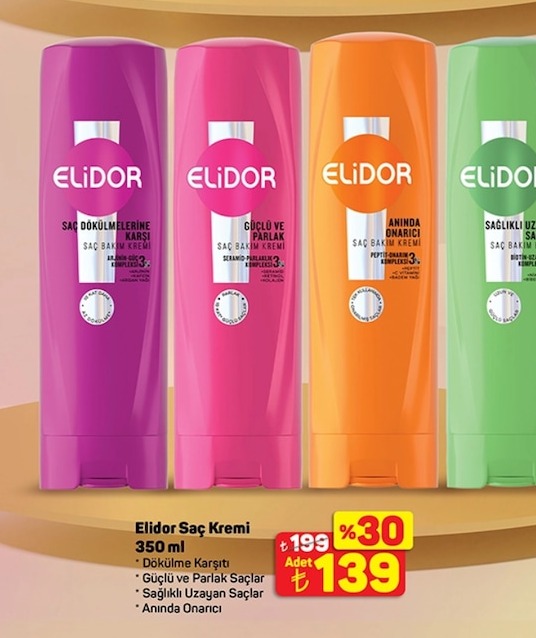 Elidor Işıltı Serisi Saç Kremi 350 Ml