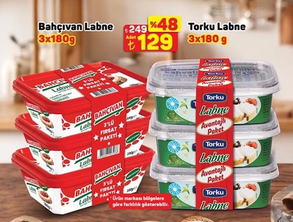 Bahcivan Labne 3X180G