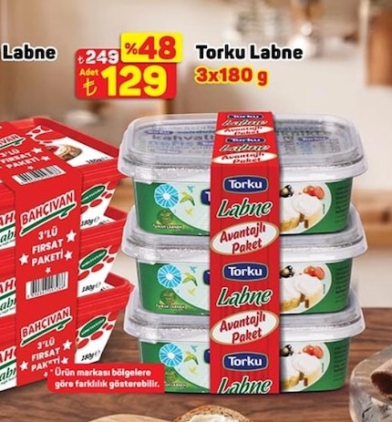 Torku Labne 3X180G