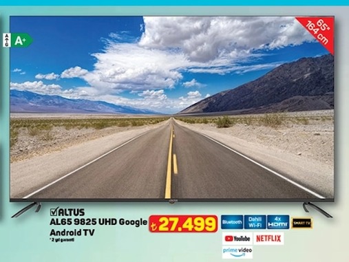 Altus Al65 9825 Uhd Google Android Tv