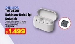 Philips Tat3508 Kablosuz Kulak İçi Kulaklık