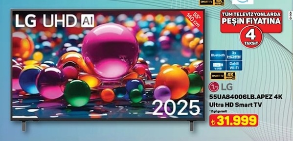 Lg 55Ua84006Lb.Apez 4K Ultra Hd Smart Tv