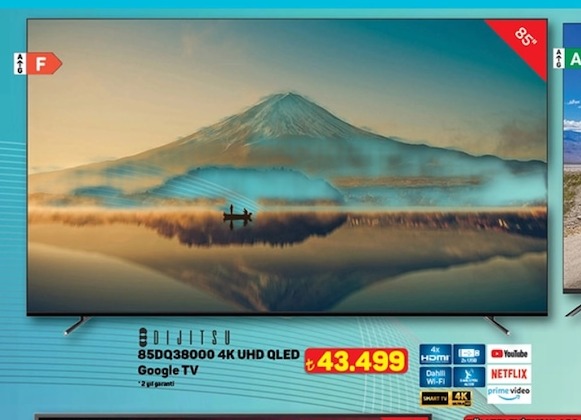 Dijitsu 85Q38000 4K Uhd Qled Google Tv
