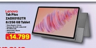 Lenovo Tab Plus Zadx0152Tr 8/256 Gb Tablet
