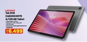 Lenovo Tab M10 Zaeh0039Tr 4/128 Gb Tablet