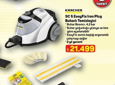 Kärcher Sc 5 Easyfix Iron Plug Buharlı Temizleyici