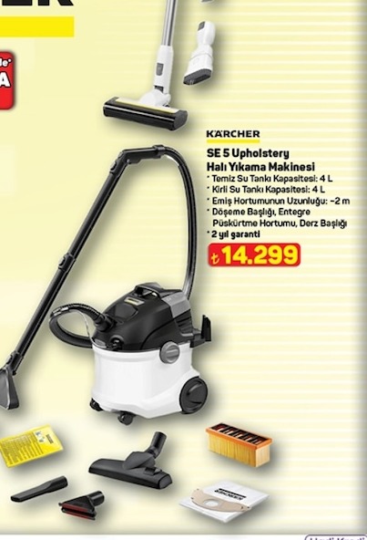 Karcher Se 5 Upholstery Halı Yıkama Makinesi